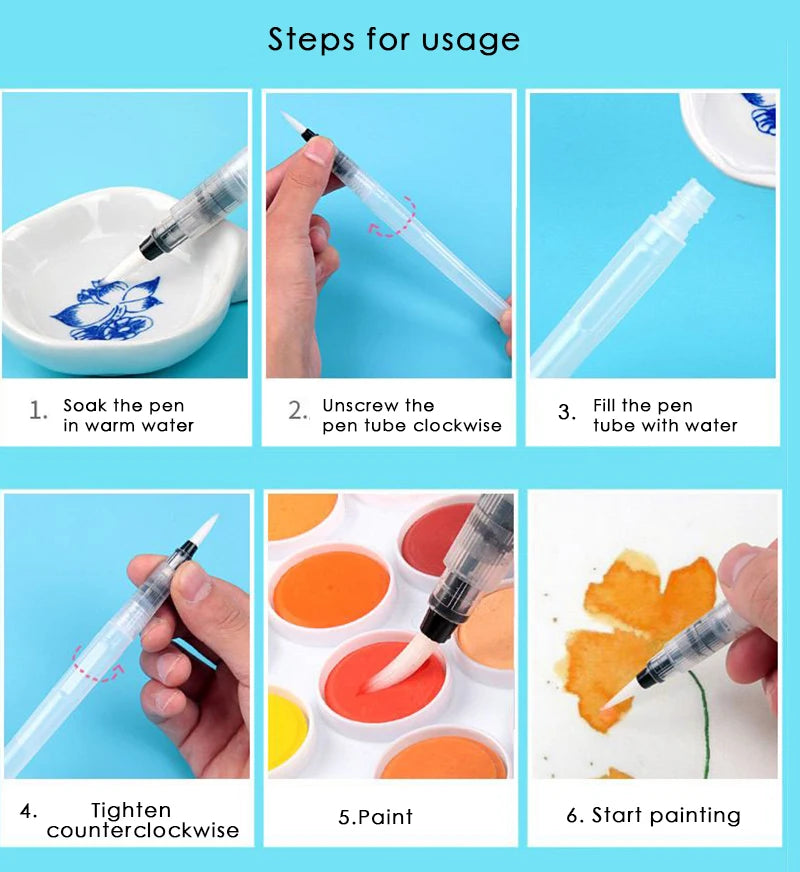 Water Color Brush Set